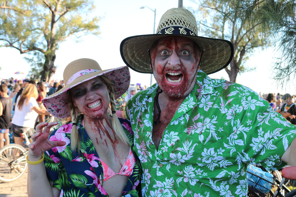 Zombie Bike Ride 2018 photo - Duval Street, Key West